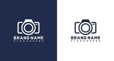 camera logo ontwerp. modern professioneel fotograaf logo sjabloon. vector illustratie.