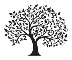 abstract levendig boom logo ontwerp, wortel vector, boom logo, boom van leven icoon Aan wit achtergrond, muur decor, muur kunst vector