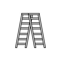 geïsoleerde ladder pictogram vector design