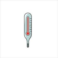 thermometer pictogram vector