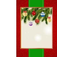 abstracte schoonheid kerstmis en nieuwjaar uitnodiging achtergrond vector