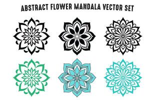 kleurrijk mandala vector bundel vrij, reeks van vector boho mandala illustratie, sier- bloemen mandala vrij