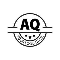 brief aq logo. een q. aq logo ontwerp vector illustratie voor creatief bedrijf, bedrijf, industrie. pro vector