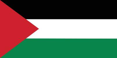 Palestina nationaal vlag icoon vlak vector opslaan gaz, vrij Palestina land symbool staan met Palestina. midden- oosten- west Azië. hoofdstad naam Jeruzalem