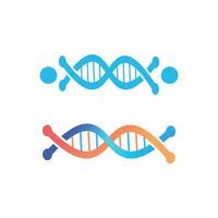 molecuul dna ontwerp element icoon met creatief modern concept vector