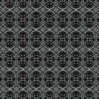 een zwart en wit achtergrond met een patroon, herhaald naadloos grens vector