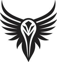 zwart vector roofdier havik logo inspiratie zwart vector roofdier havik logo ontwerp voorstel
