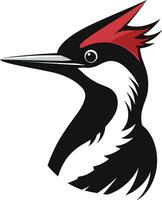 zwart specht vogel logo ontwerp houthakker specht vogel logo ontwerp zwart houthakker vector