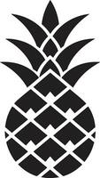 artistiek ananas iconografie meetkundig ananas logo vector