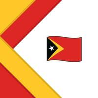 Timor leste vlag abstract achtergrond ontwerp sjabloon. Timor leste onafhankelijkheid dag banier sociaal media na. Timor leste illustratie vector