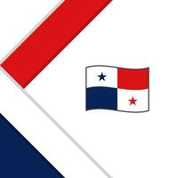 Panama vlag abstract achtergrond ontwerp sjabloon. Panama onafhankelijkheid dag banier sociaal media na. Panama illustratie vector