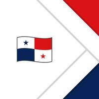 Panama vlag abstract achtergrond ontwerp sjabloon. Panama onafhankelijkheid dag banier sociaal media na. Panama tekenfilm vector