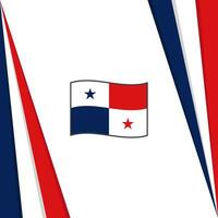 Panama vlag abstract achtergrond ontwerp sjabloon. Panama onafhankelijkheid dag banier sociaal media na. Panama vlag vector