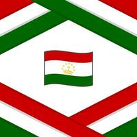 Tadzjikistan vlag abstract achtergrond ontwerp sjabloon. Tadzjikistan onafhankelijkheid dag banier sociaal media na. Tadzjikistan sjabloon vector