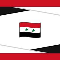Syrië vlag abstract achtergrond ontwerp sjabloon. Syrië onafhankelijkheid dag banier sociaal media na. Syrië vector