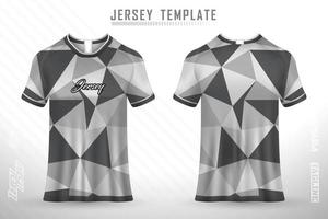 sport jersey en t-shirt sjabloon sport jersey ontwerp vector mockup