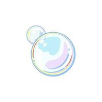 abstract zeep bubbels tekenfilm vector illustratie