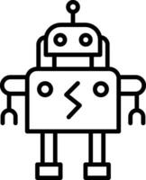 robot vector pictogram