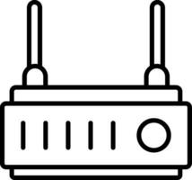 Wifi router vector icoon