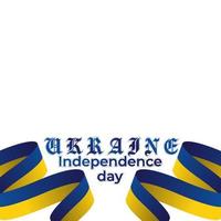 Oekraïne onafhankelijkheidsdag element vector