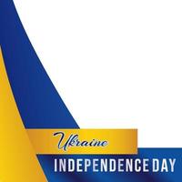 oekraïne onafhankelijkheidsdag sjabloon vector