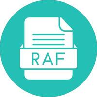 raf het dossier formaat vector icoon