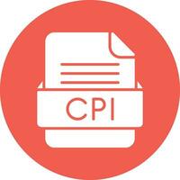 cpi het dossier formaat vector icoon