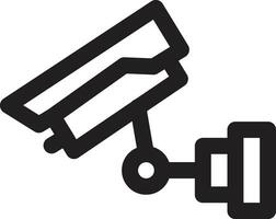 cctv camera vector pictogram