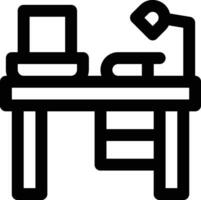 bureau vector pictogram