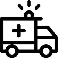 ambulance vector pictogram