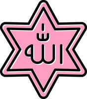 Allah vector icoon