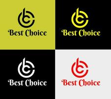 bc logo, elementen kleur variatie abstract icoon. modern logo, bedrijf sjabloon. vector