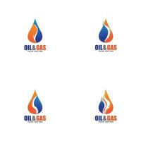 olie en gas logo ontwerp vector pictogrammalplaatje