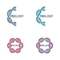 dna vector logo ontwerpsjabloon