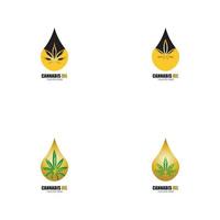 cannabis olie cbd cannabidiol hennep marihuana blad logo vector