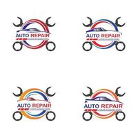 auto repareren logo vector. sjabloon voor auto-logo vector