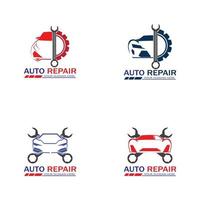 auto repareren logo vector. autologo sjabloon vector