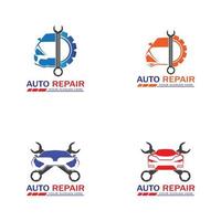 auto repareren logo vector. autologo sjabloon vector