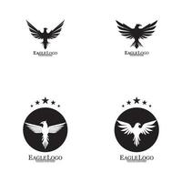adelaar pictogram logo vector ontwerpsjabloon