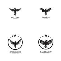 adelaar pictogram logo vector ontwerpsjabloon