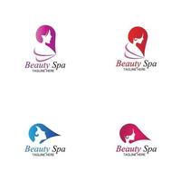 beauty spa logo ontwerp sjabloon-vector vector