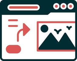 delen vector pictogram