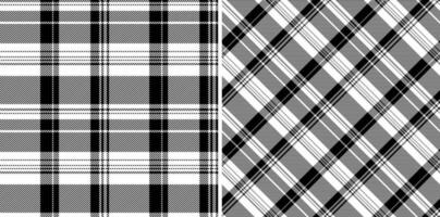 structuur controleren patroon van kleding stof Schotse ruit plaid met een textiel achtergrond vector naadloos.