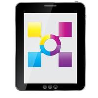 tablet pictogram vectorillustratie vector