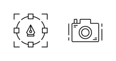 camera en vector icoon