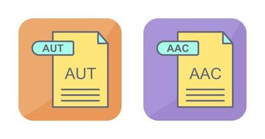 aac en automatisch icoon vector