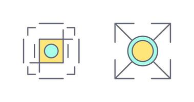 Bijsnijden en uitbreiden icoon vector