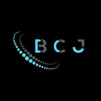bcj brief logo creatief ontwerp. bcj uniek ontwerp. vector