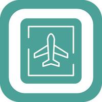 luchthaven teken vector icoon