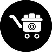 winkelwagen vector pictogram